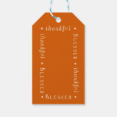 "Gezegend" & "dankbaar" Gepersonaliseerd Cadeaulabel (Achterkant)