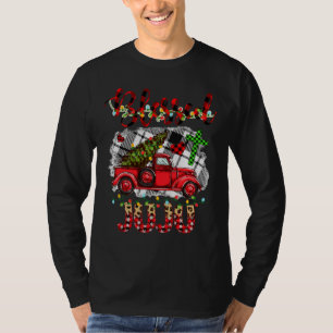 Gezegend dat hij Lala Christmas Red Truck heet T-shirt