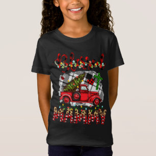 Gezegend dat hij Mawmaw Christmas Red Truck heet T-shirt