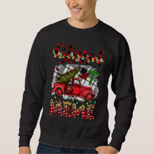 Gezegend dat hij Mima Christmas Red Truck heet Trui