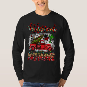 Gezegend dat hij Nonno Christmas Red Truck heet T-shirt