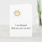 Gezegend dat je mijn dokter bent - Dokter Dank U Kaart (Voorkant)