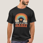 Gezegend dat ze Granny Groovy Rainbow Mothers word T-shirt (Voorkant)