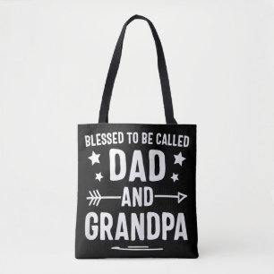 Gezegend dat ze pap en opa kleurrijk noemen tote bag