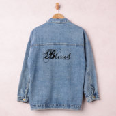 Gezegend denim jasje (zwart) denim jacket (Hangar)