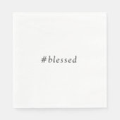 #gezegend dinerservet servet (Voorkant)