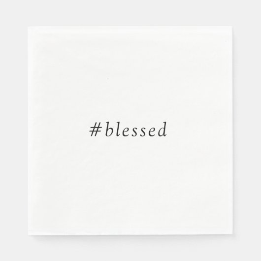 #gezegend dinerservet servet (Voorkant)