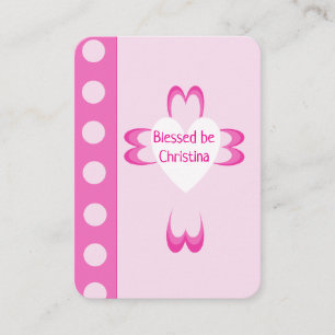 Gezegend doopgebed Kaart Contactkaartje