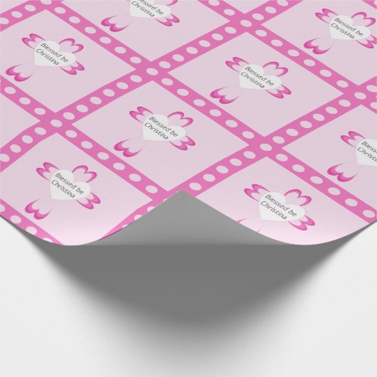 Gezegend doopsel inpakpapier (Hoek)