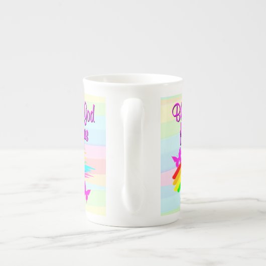 GEZEGEND DOOR GOD 85E VERJAARDAG MOK (Achterkant)