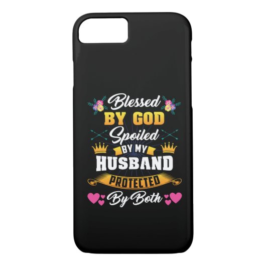 Gezegend door God bedekt door mijn man Case-Mate iPhone Case (Achterkant)