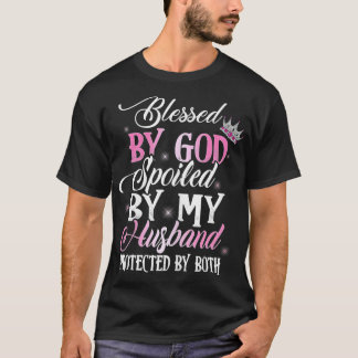 Gezegend door God bedreven door mijn echtgenoot be T-shirt