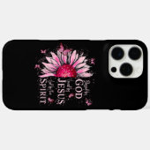 Gezegend door God - Geliefd bij Jezus Roze Zonnebl Case-Mate iPhone Case (Achterkant (horizontaal))