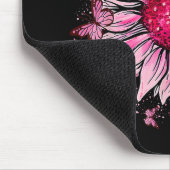 Gezegend door God - Geliefd bij Jezus Roze Zonnebl Muismat (Hoek)