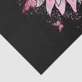 Gezegend door God - Geliefd bij Jezus Roze Zonnebl Tissuepapier (Detail)