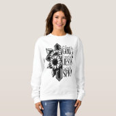 Gezegend door God geliefd bij Jezus Trui (Voorkant volledig)