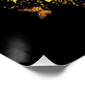 Gezegend door God - Geliefd door Jezus, Zonnebloem Perfect Poster (Hoek)