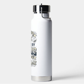 Gezegend Door God Jezus Heilige Geest Vintage T-sh Waterfles