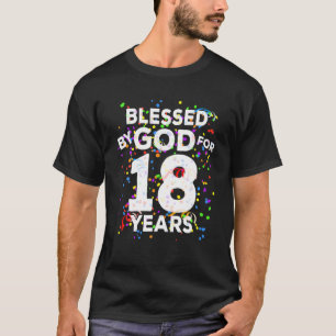 Gezegend door God voor 18 jaar Shirt Happy 18th Bi