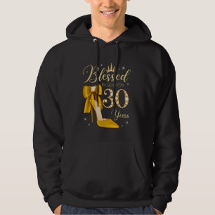 Gezegend door God voor 30 jaar oude 30e verjaardag Hoodie