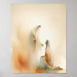 Gezegend door Jezus, digitale print, inspirerende  Poster