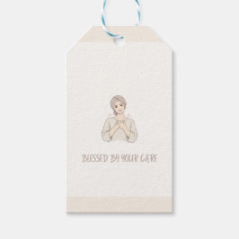 Gezegend door jouw zorg cadeaulabel