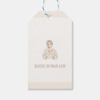 Gezegend door jouw zorg cadeaulabel