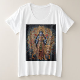 Gezegend door Kali Grote Maat T-shirt