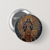 Gezegend door Kali Ronde Button 5,7 Cm (Voorkant /achterkant)