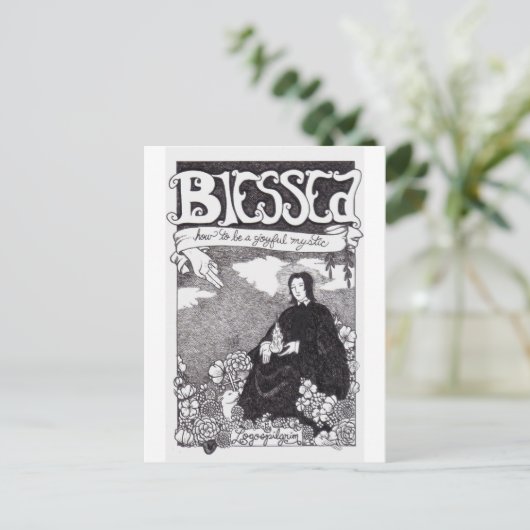 Gezegend door Logospilgrim Briefkaart (Staand voorkant)