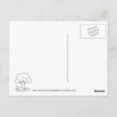 Gezegend door overvloed aan schoonheid briefkaart (Achterkant)