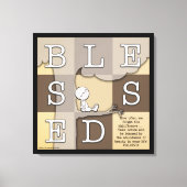 Gezegend door overvloed aan schoonheid canvas afdruk (Voorkant)