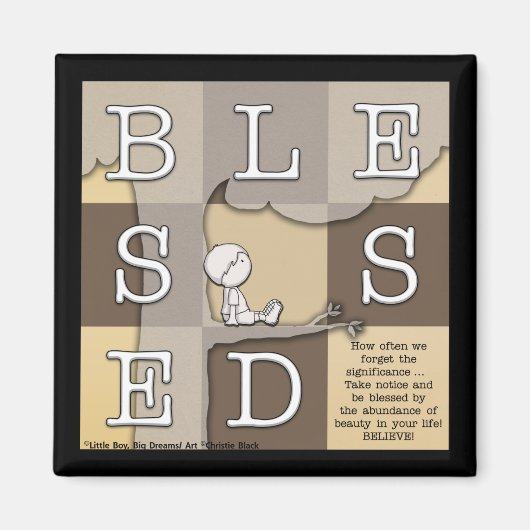 Gezegend door overvloed aan schoonheid magneet (Voorkant)