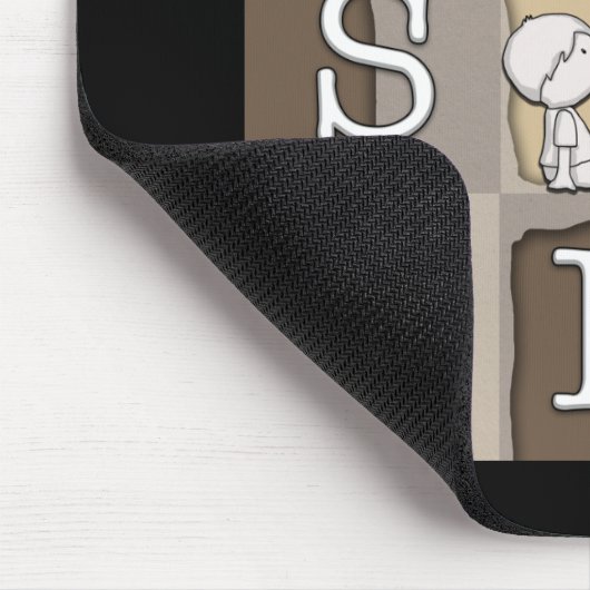 Gezegend door overvloed aan schoonheid muismat (Hoek)