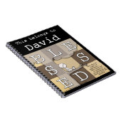 Gezegend door overvloed aan schoonheid notitieboek (Rechterzijde)