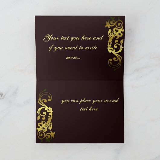 Gezegend Eid - Wenskaart Eid Mubarak Feestdagen Kaart (Binnen)