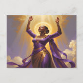 Gezegend en bekrachtigd Christelijk Briefkaart (Voorkant)