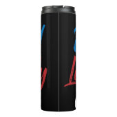 Gezegend en bemind door Jezus Thermosbeker (Achterkant)