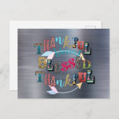 Gezegend en Dankbaar Briefkaart (Voorkant / Achterkant)