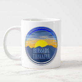 Gezegend en Dankbaar Grote Koffiekop