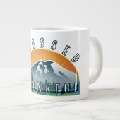 Gezegend en Dankbaar Grote Koffiekop (Voorkant rechts)