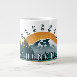 Gezegend en Dankbaar Grote Koffiekop