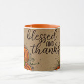 Gezegend en dankbaar mok (Midden)