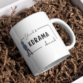 Gezegend en drama geobsedeerd drama liefhebber koffiemok