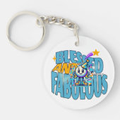 Gezegend en Fabulous - Nummers 6:24-25 Sleutelhanger (Voorkant)