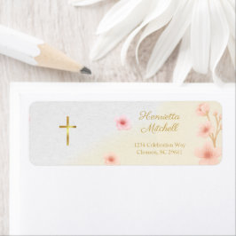 "Gezegend en gedoopt: een dag om te gedenken" Etiket