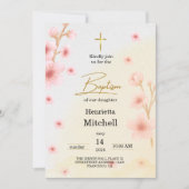 "Gezegend en gedoopt: een dag om te gedenken" Kaart (Voorkant)