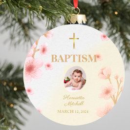 "Gezegend en gedoopt: een dag om te gedenken" Keramisch Ornament