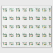 Gezegend en gelukkig inpakpapier (Vlak)