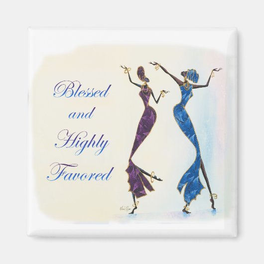 Gezegend en zeer begunstigd magneet (Voorkant)